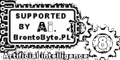 LOGO - SUPPORTED BY Ai.BrontoByte.PL